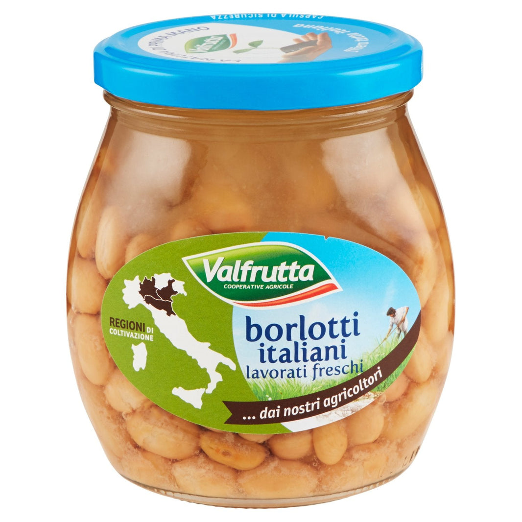 VERRE DE HARICOTS BORLOTTI VALFRUTTA GR.360