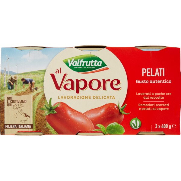 VALFRUTTA POLPA GRAN CUBETTI GR.400X3