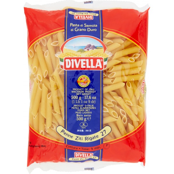 DIVELLA N27 PENNE ZITI RIGATE GR.500