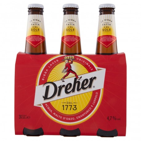 DREHER BIÈRE TRIS CL.33 X3