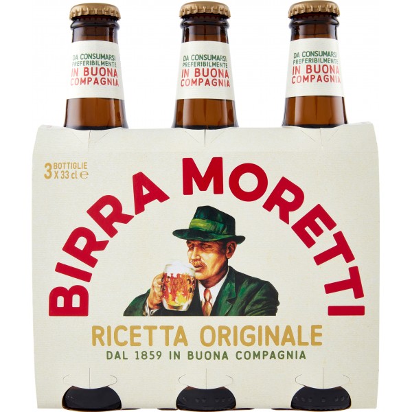 MORETTI BIRRA CL.33 X3