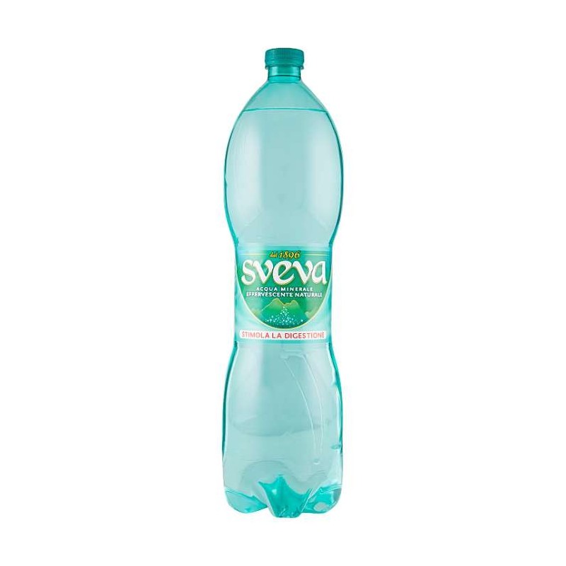 SVEVA ACQUA MINERALE EFFERVESCENTE NATURALE LT 1.5 X6
