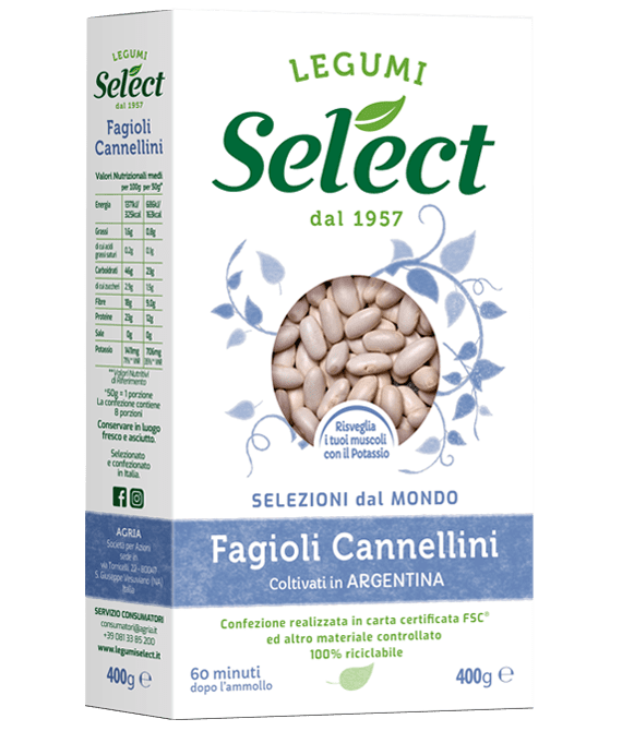 HARICOTS CANNELLINI SÉLECTIONNÉS GR.400