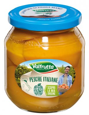 VALFRUTTA PESCHE SCIROPPATE GR.570