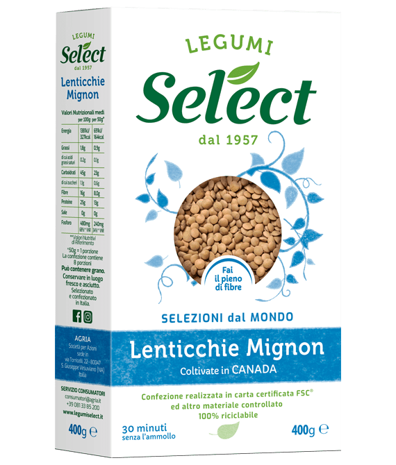 SELECT LENTICCHIE MIGNON GR.400