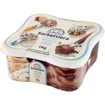 Sammontana Sorbetière STRACCIATWLLA CRÈME CACAO CAFÉ Kg.1
