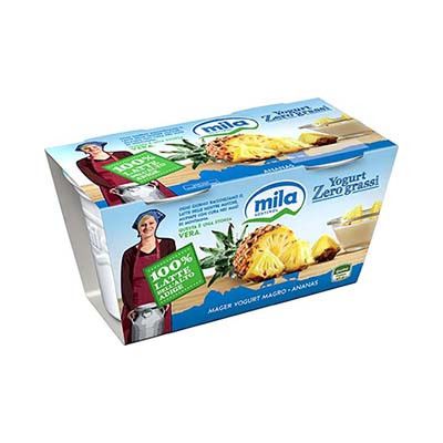 MILA YOGOURT ZÉRO GRAISSE ANANAS GR.125 X2