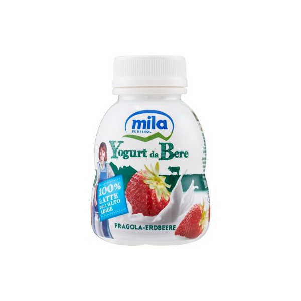 MILA YOGURT DRINK FRAGOLA GR.200