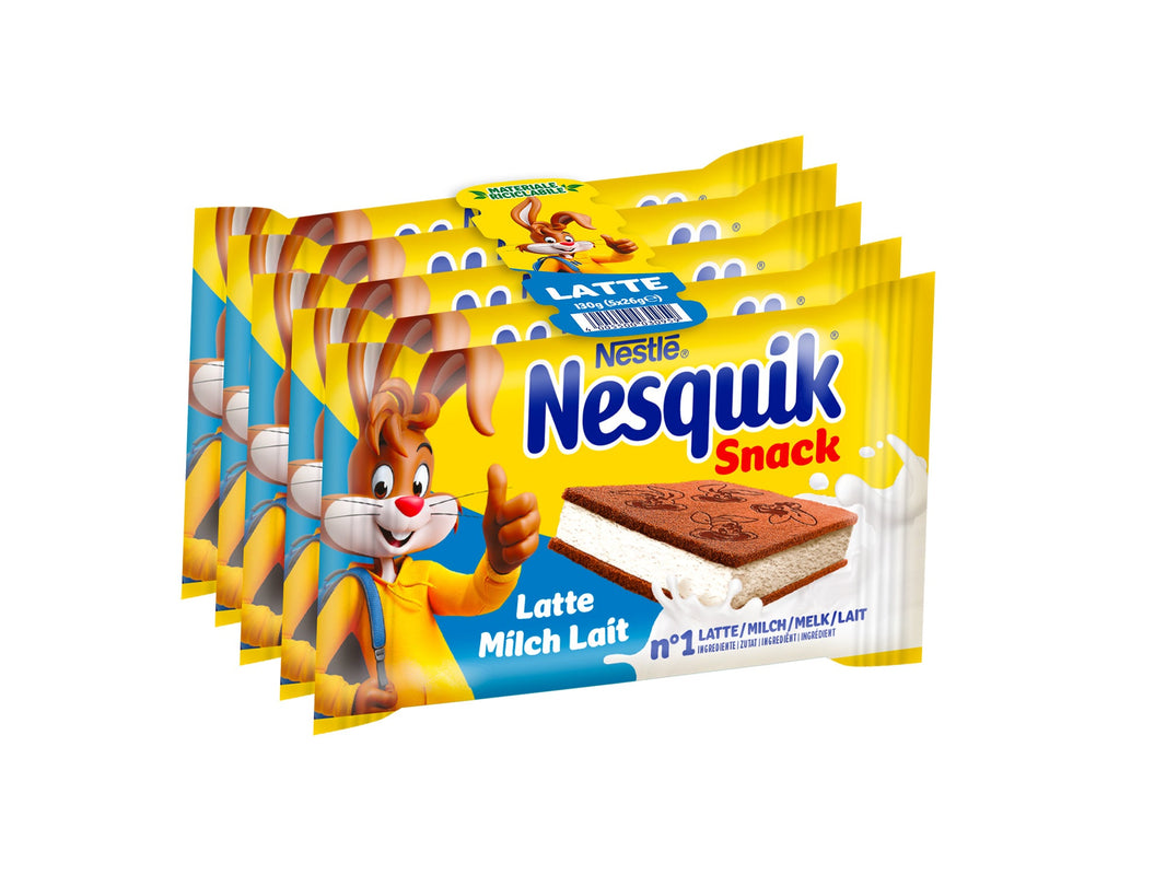 NESQUIK SNACK FRESCO X5 GR.130 LATTE
