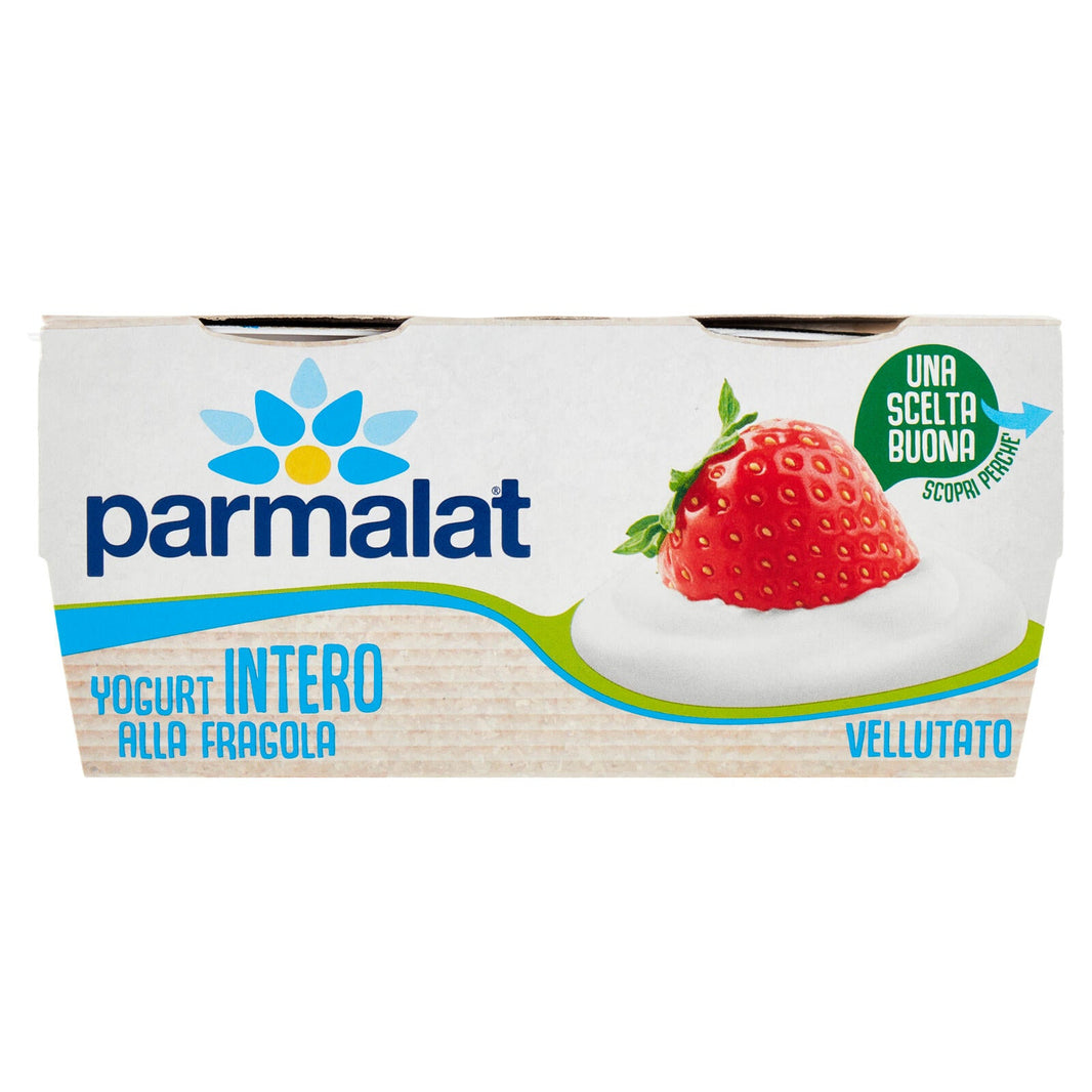 PARMALAT YOGURT INTERO FRAGOLA VELLUTATO GR.125X2