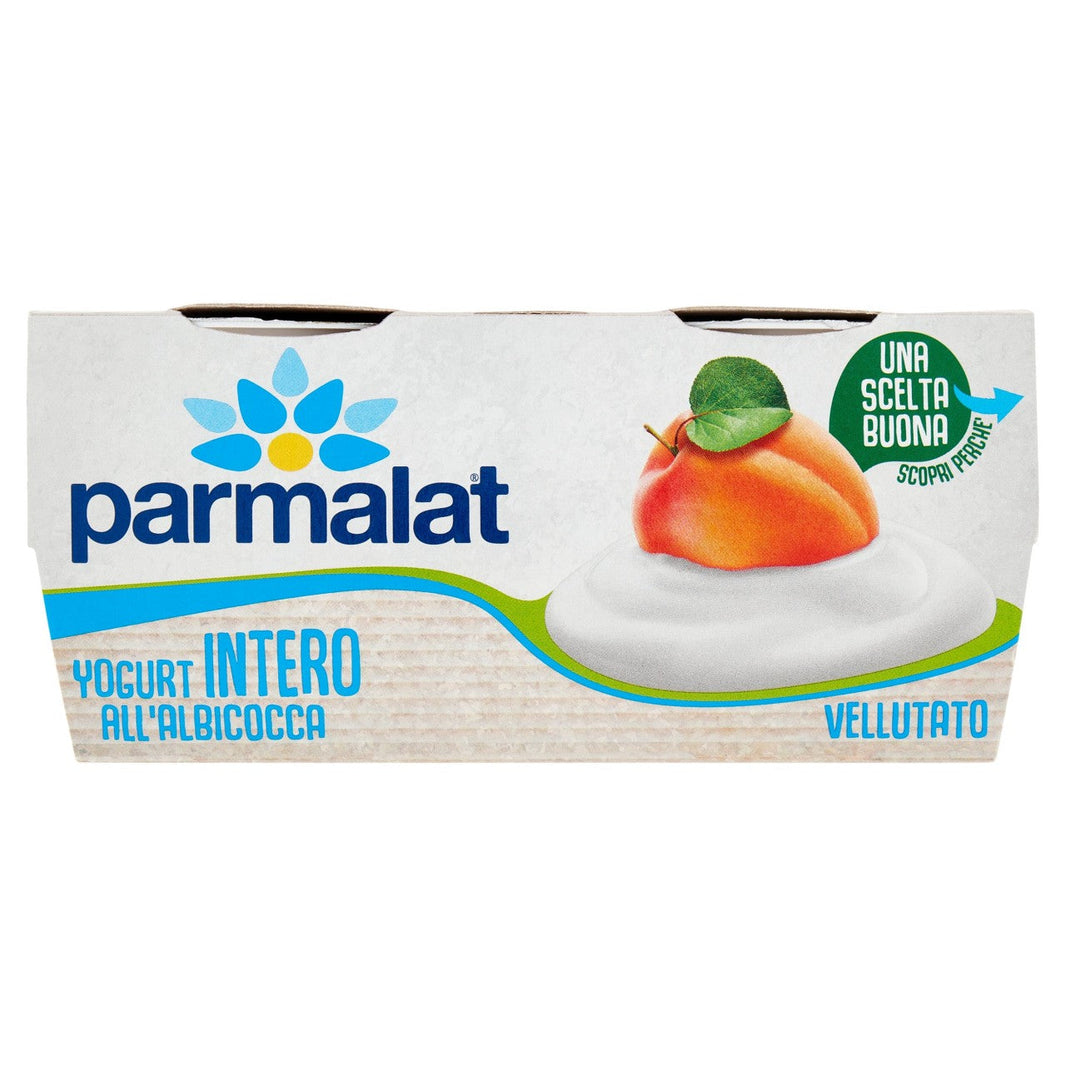 PARMALAT yogurt intero ALBICOCOCCA GR.125X2