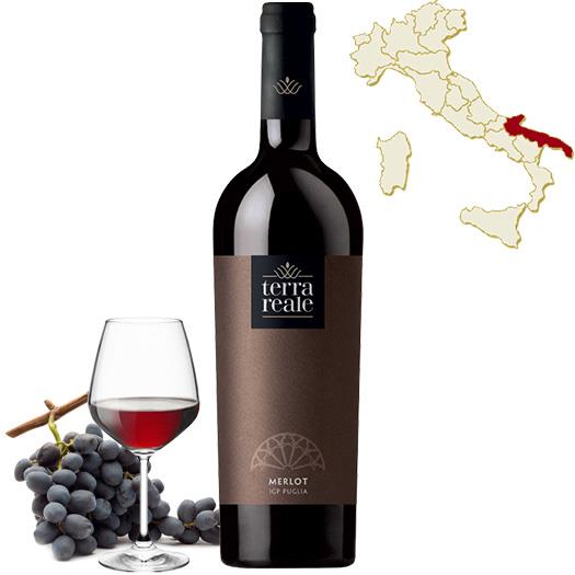 TERRA REALE MERLOT IGP PUGLIA CL.75