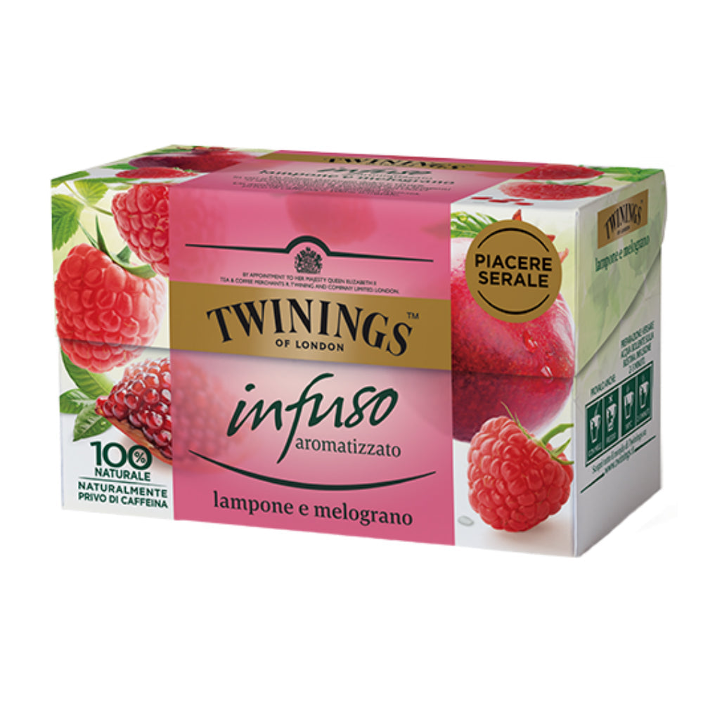 TWININGS RASPBERRY POMEGRANATE INFUSION GR.40