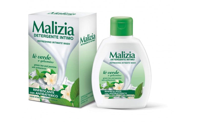 MALIZIA ANTIBACTERIAL INTIMATE CLEANSER GREEN TEA AND JASMINE 200 ML