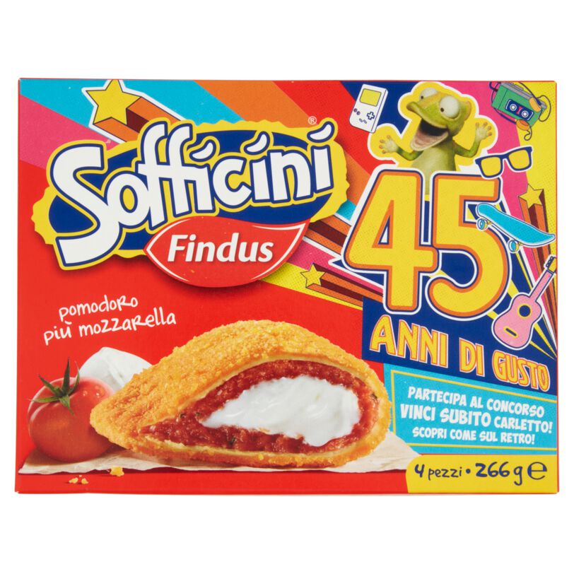 FINDUS SOFFICINI POMODORO E MOZZARELLA GR.250
