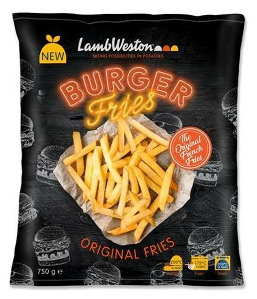 LAMBWESTON BURGER FRIES 750GR