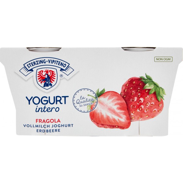 VIPITENO WHOLE YOGURT STRAWBERRY GR.125 X2