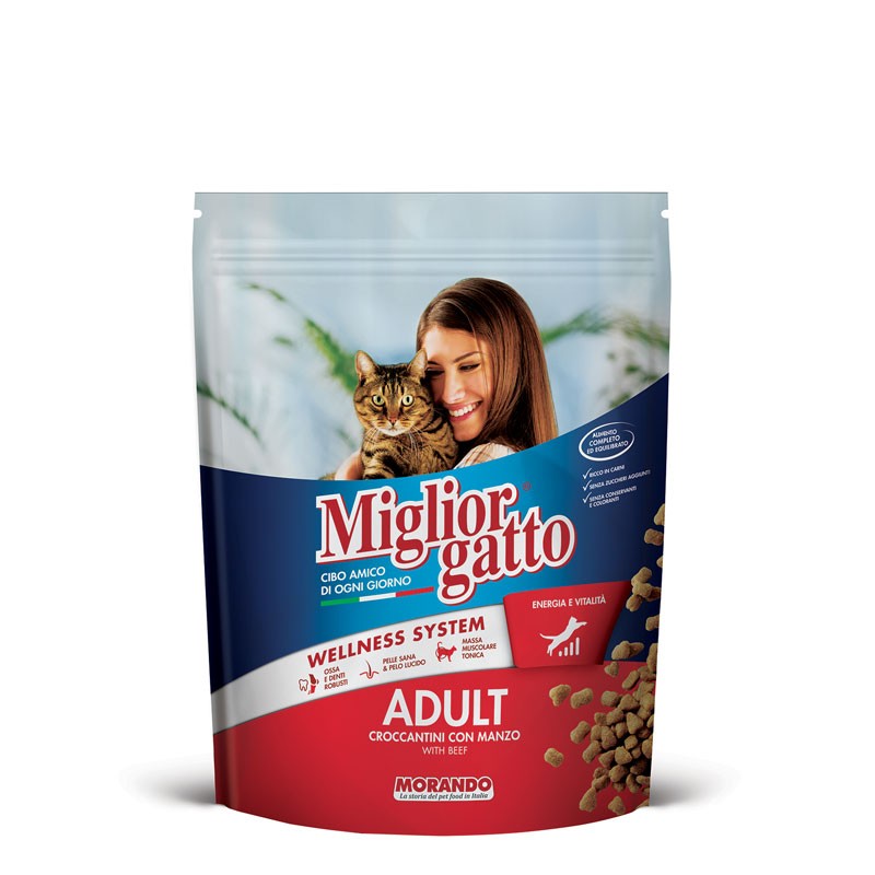 MIGLIORGATTO CROCCANTINI MANZO GR.400