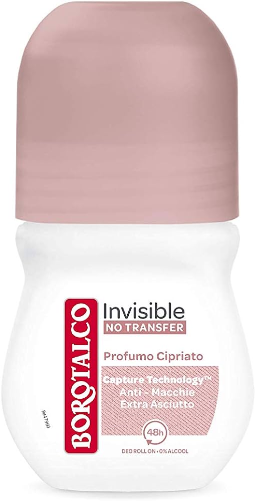 BOROTALCO DEODORANTE ROLL ON INVISIBLE PROFUMO CIPRIATO ML.50
