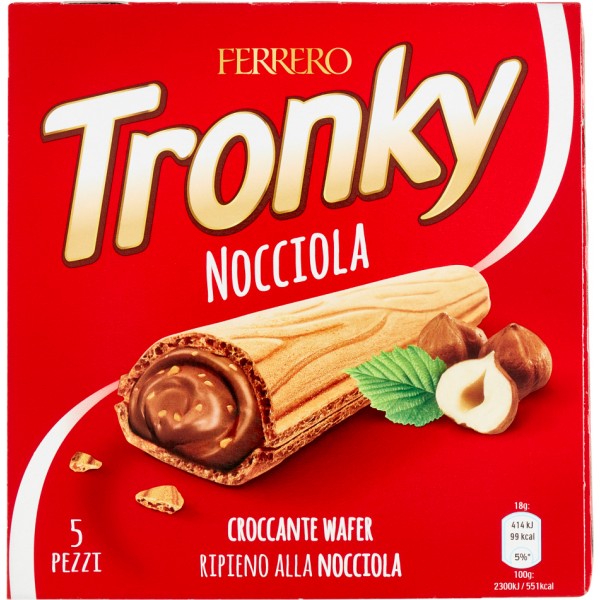 FERRERO TRONCKY HAZELNUT X5 90 GR.