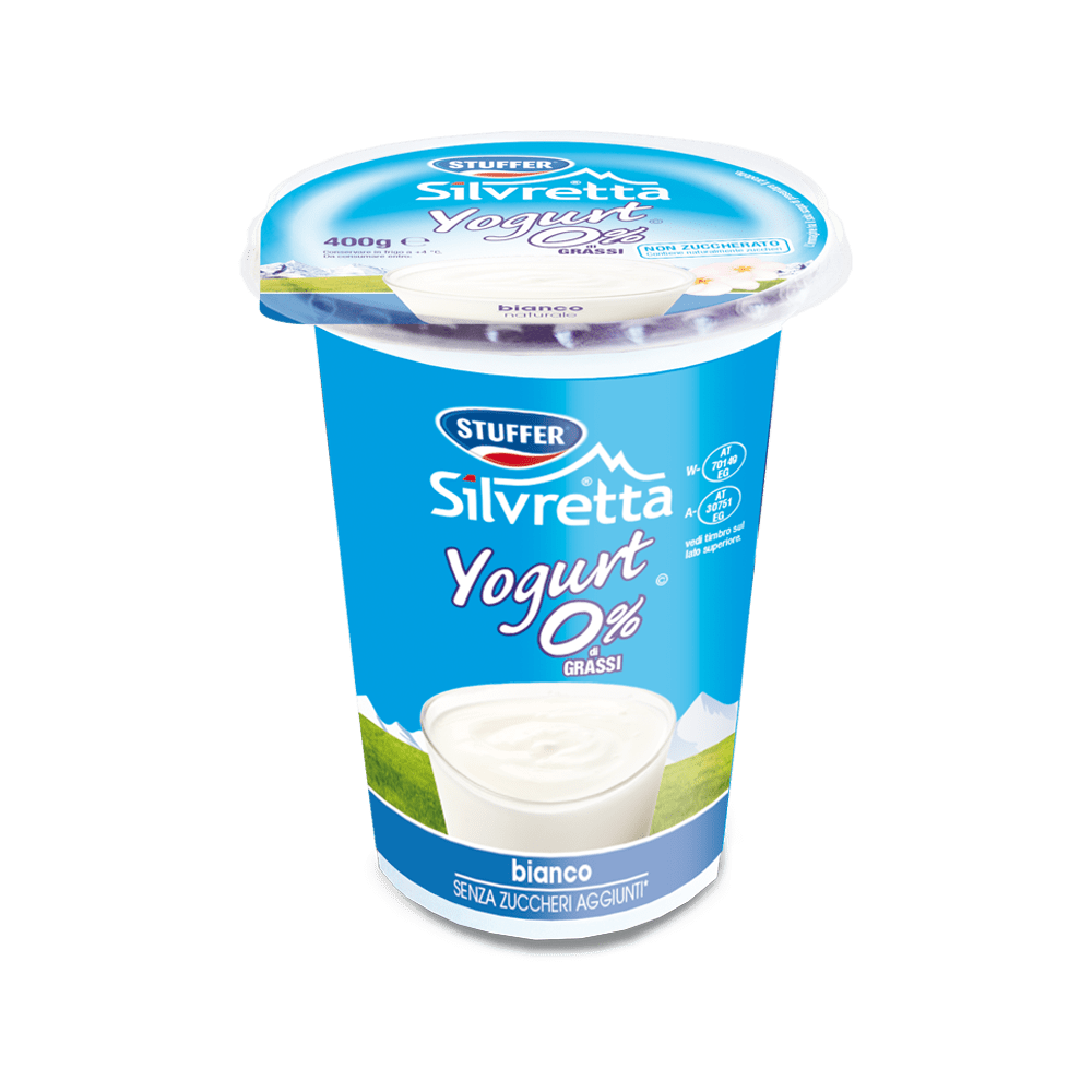 STUFFER SILVRETTA YOGOURT ZÉRO GRAS NATUREL BLANC GR.400