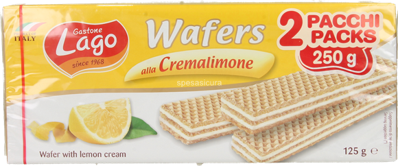 ELLEDI WAFER P.D.LIMON.GR.125X2