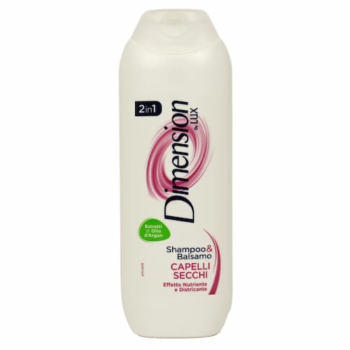 DIMENSION SHAMPOO E  BALSAMO CAPELLI SECCHI EFFETTO NUTRIENTE ML.250