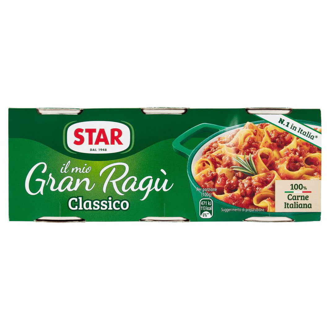 ÉTOILE GRAN RAGU' CLASSIQUE GR.100X3