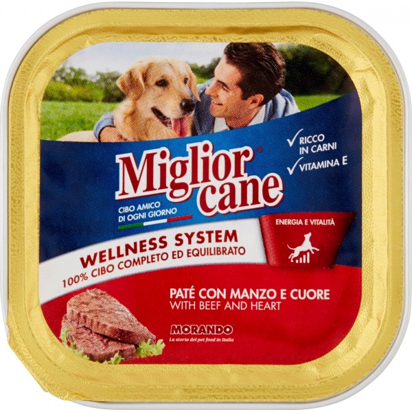 MEILLEUR PÂTÉ DE CHIEN BOEUF ET COEUR GR.150