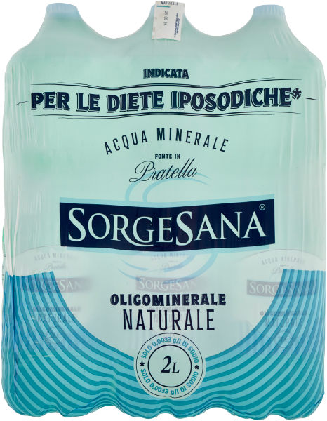 SORGESANA ACQUA MINERALE NATURALE PET LT.2 X6