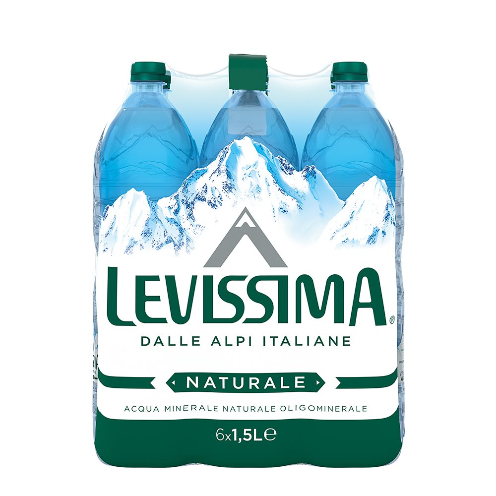 LEVISSIMA ACQUA MINERALE NATURALE OLIGOMINERALE  LT 1.5 X6