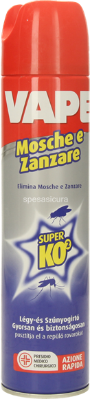 VAPE SUPER KO  MOSCHE E ZANZARE ML.400