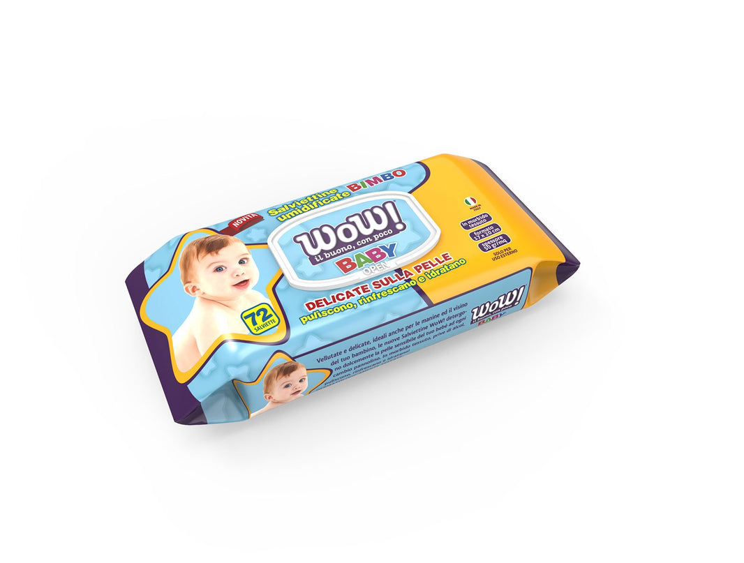 WOW LINGETTES POUR BÉBÉ 72 PIÈCES