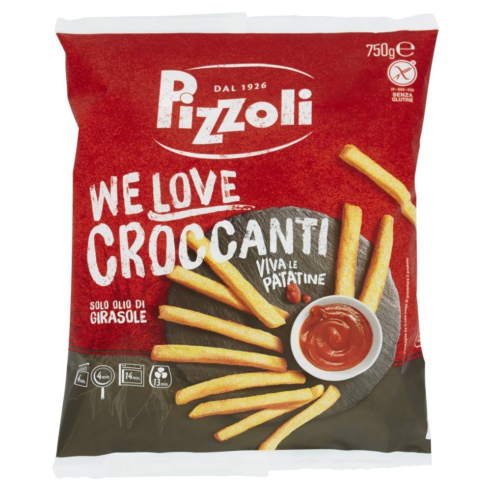 PIZZOLI WE LOVE CROCCANTI GR.750