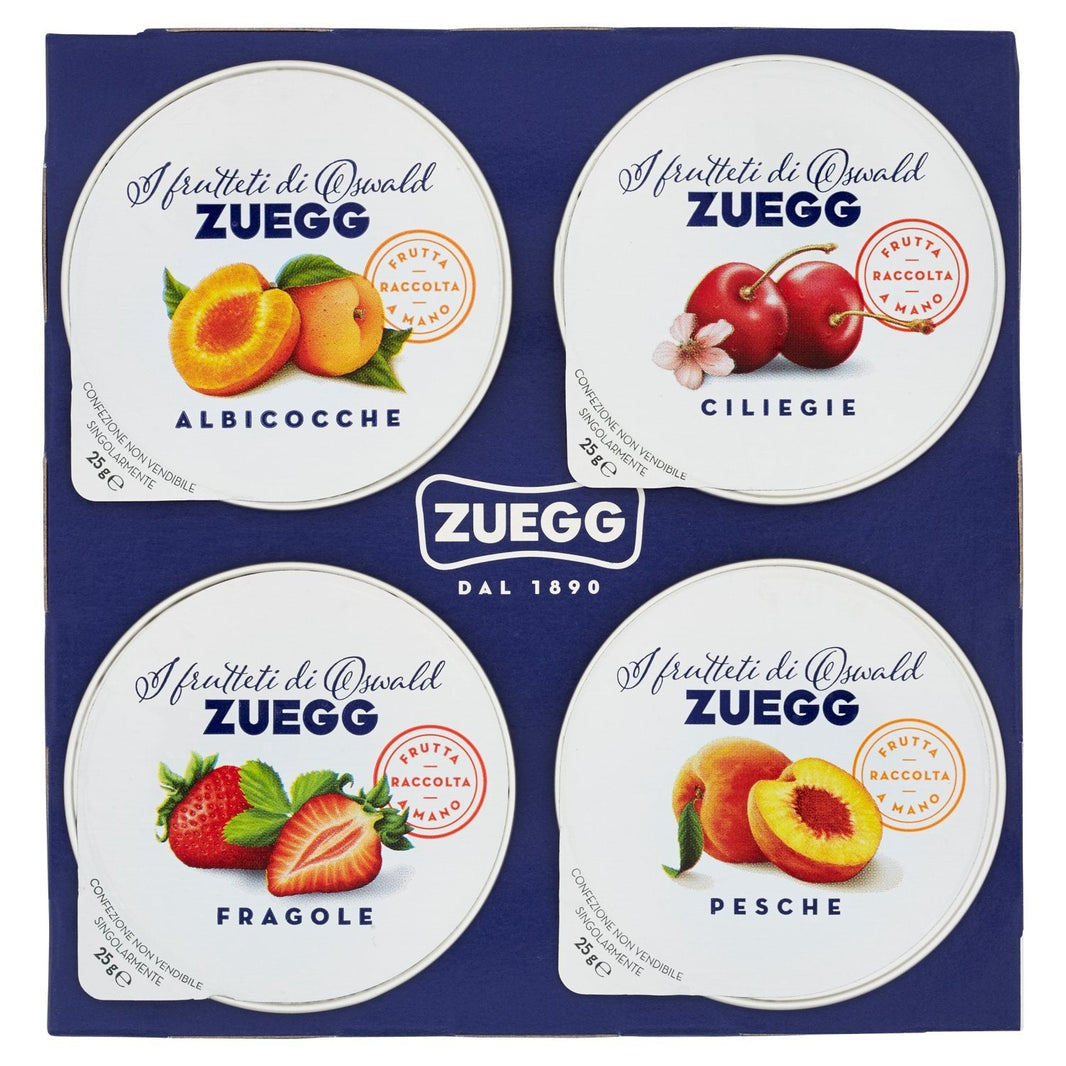 ZUEGG ASSORTED SINGLE PORTIONS GR.25 X4