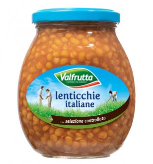 VALFRUTTA LENTICCHIE VETRO GR.360