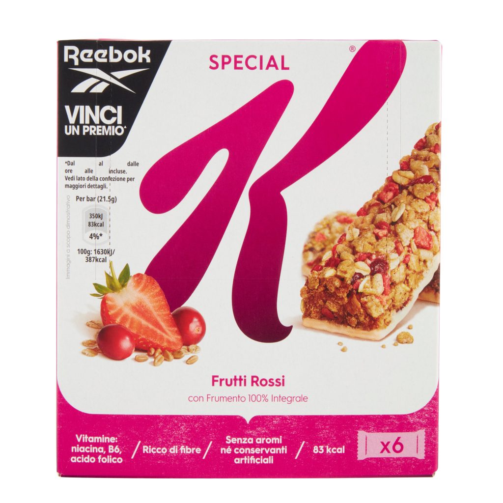 KELLOGG'S BARR. FRUTTI ROSSI GR.120