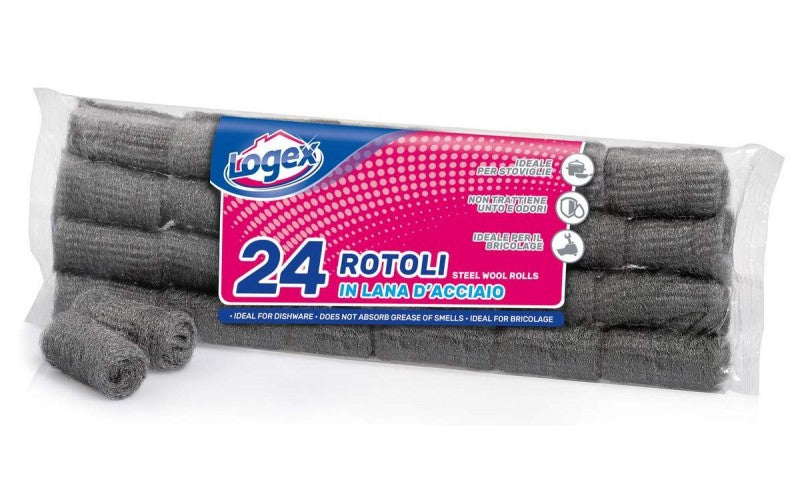 LOGEX LANA ACCIAIO 24 ROTOLINI