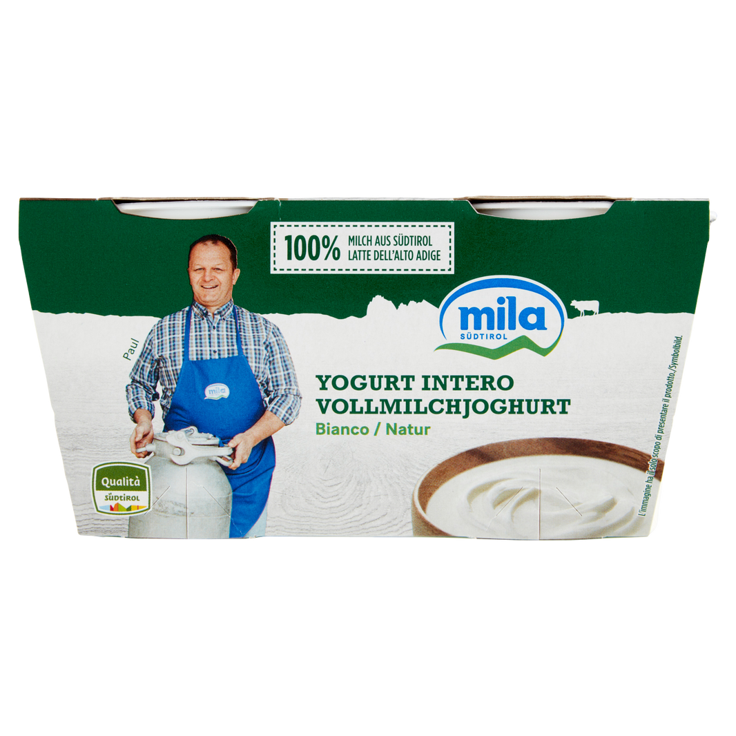 MILA YOGURT INTERO BIANCO NATURALE GR.125 X2