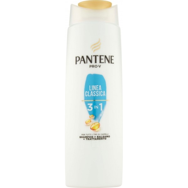 PANTENE PRO-V SHAMPOO 3IN1 CLASSICO - PER TUTTI I TIPI DI CAPELLI ML.225