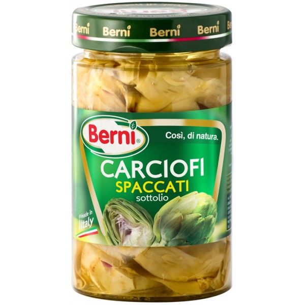BERNI CARCIOFI SPACCATI SOTT'OLIO GR.290