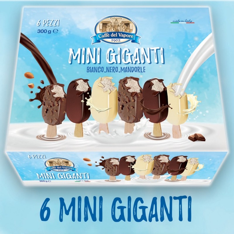 CAFFÈ DEL VAPORE - MINI GIGANTI PZ.6 GR.300