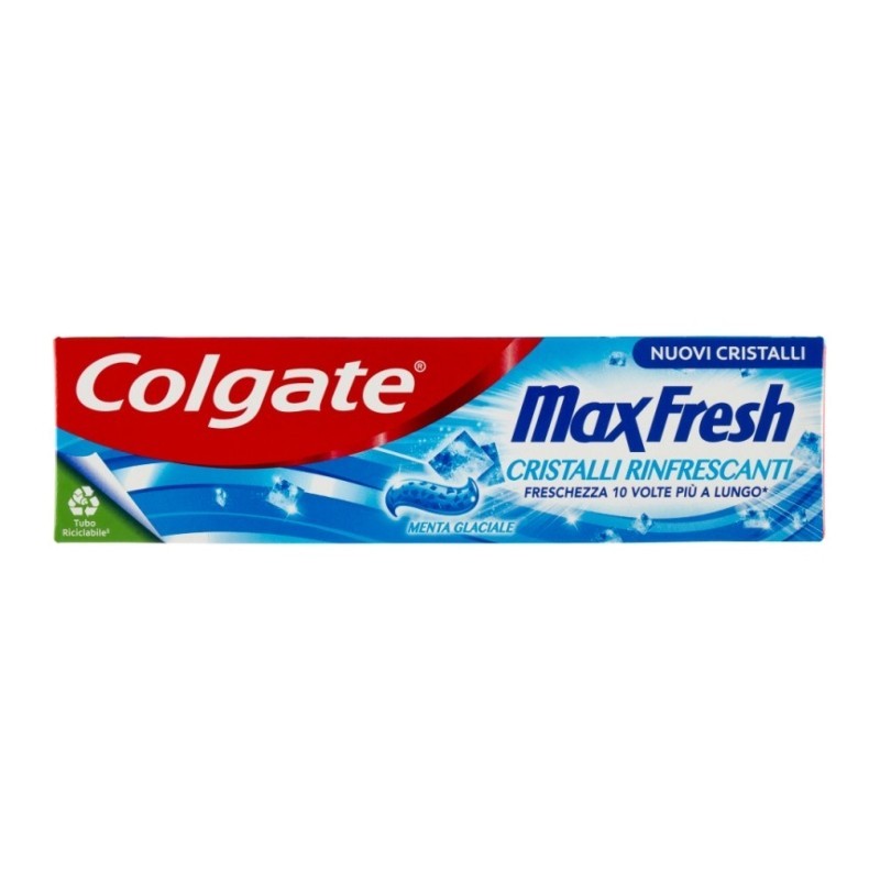 COLGATE DENTIFRICIO MAX FRESH CRISTALLI RINFRESCANTI MENTA GLACIALE ML.75