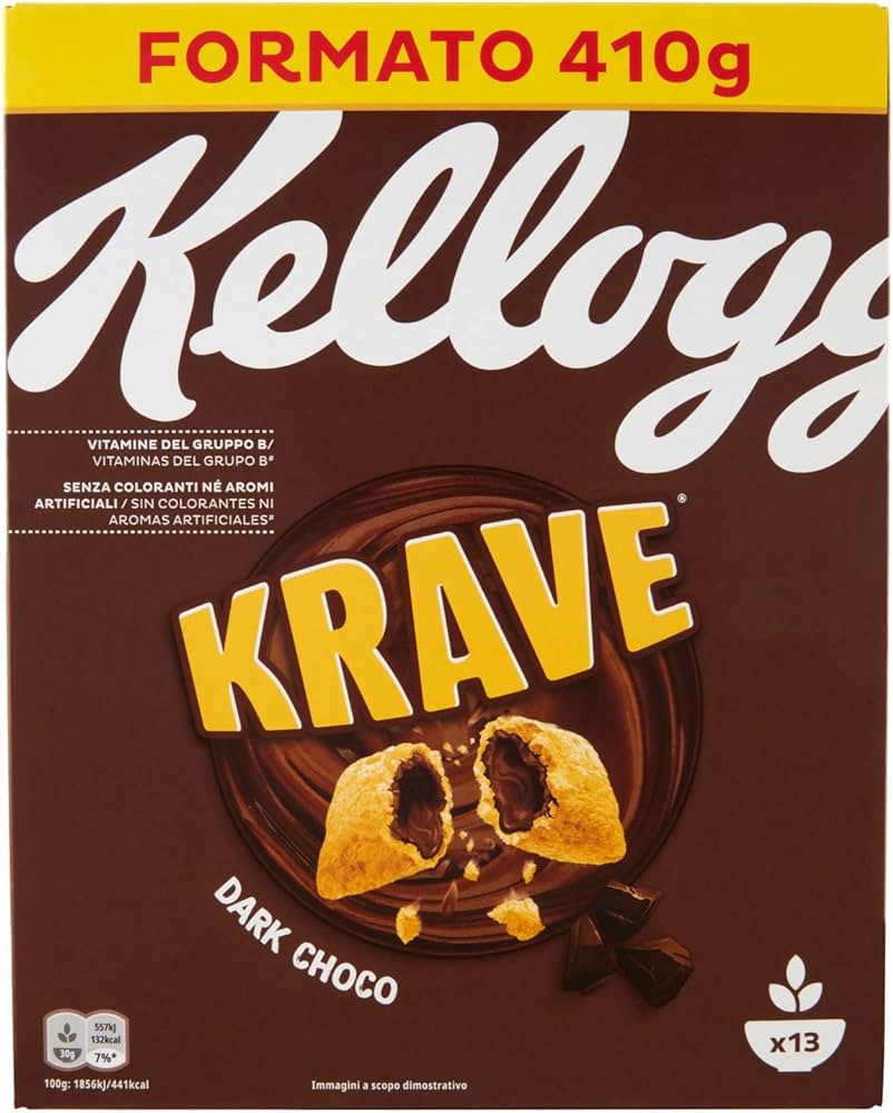 KELLOGG'S KRAVE CHOCO DARK GR.410