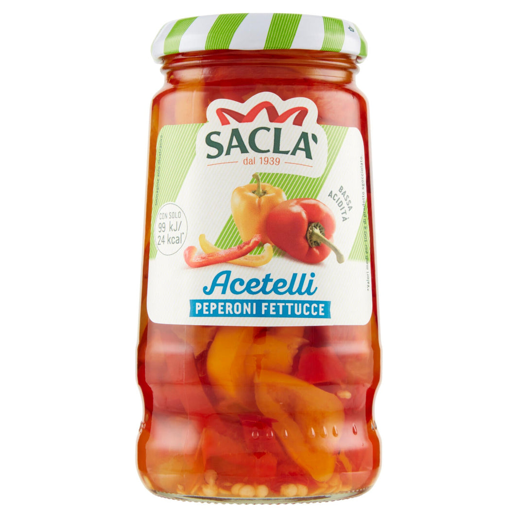 SACLÀ ACETELLI PEPPERS FETTUCCE GR.290