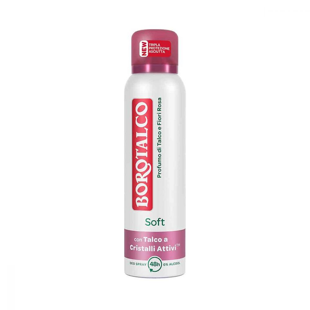 BOROTALCO SPRAY SOFT TALCO A CRISTALLLI ATTIVI ML.150