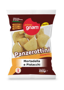 PRIMO GNAM PANZEROTTINI PROFRITTI MORTADELLA E PISTACCHIO GR.450