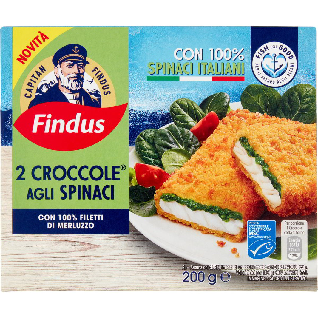 FINDUS CROCCOLE AUX ÉPINARDS X2 GR.200