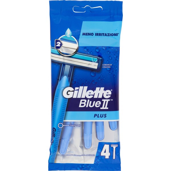 GILLETTE RASOI BLUE II PLUS X4