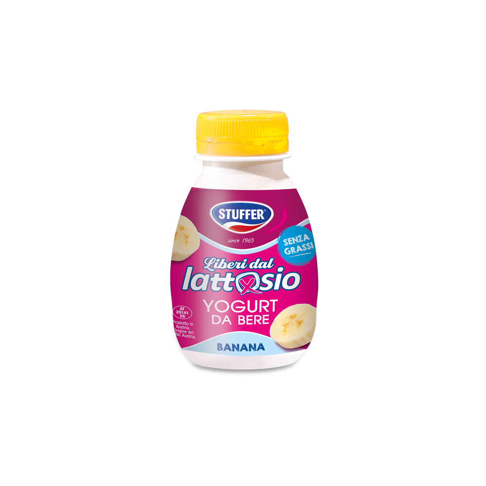 STUFFER YOGURT DA BERE SENZA LATTOSIO BANANA ML.200